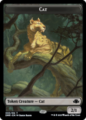 Insect // Cat (003) Double-Sided Token [Dominaria Remastered Tokens] | Dumpster Cat Games