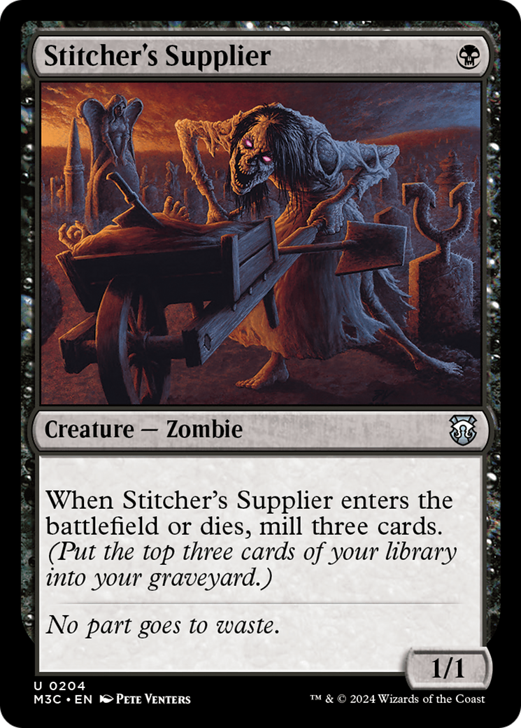 Stitcher's Supplier (Ripple Foil) [Modern Horizons 3 Commander] | Dumpster Cat Games