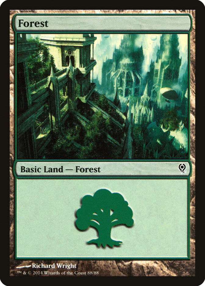 Forest (88) [Duel Decks: Jace vs. Vraska] | Dumpster Cat Games