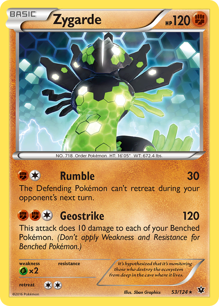 Zygarde (53/124) [XY: Fates Collide] | Dumpster Cat Games