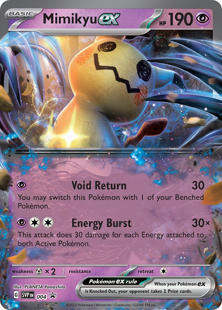 Mimikyu ex (004) (Jumbo Card) [Scarlet & Violet: Black Star Promos] | Dumpster Cat Games