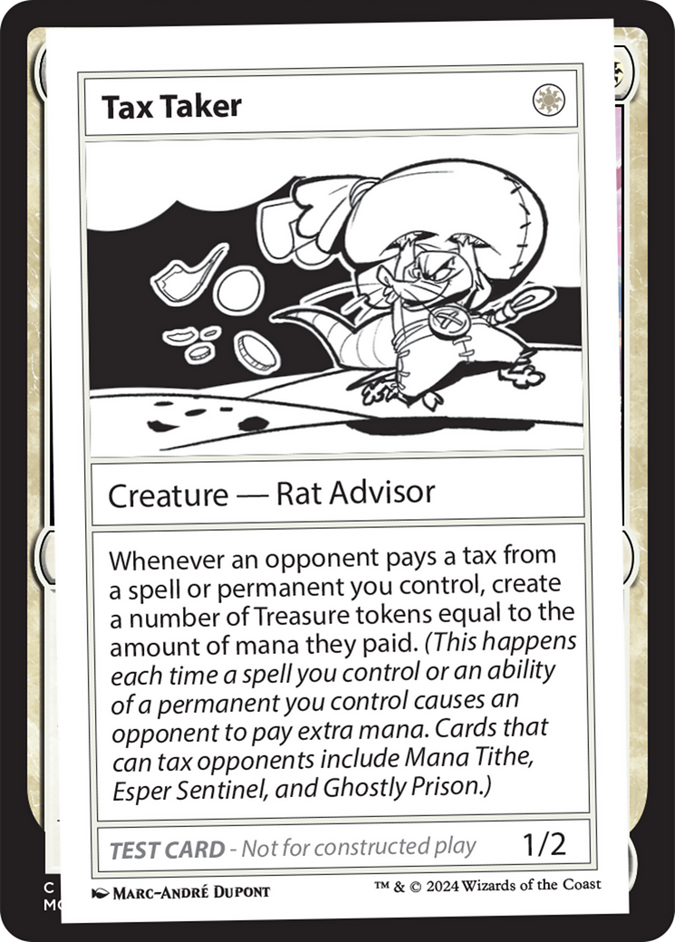 Tax Taker [Mystery Booster 2 Playtest Cards] | Dumpster Cat Games