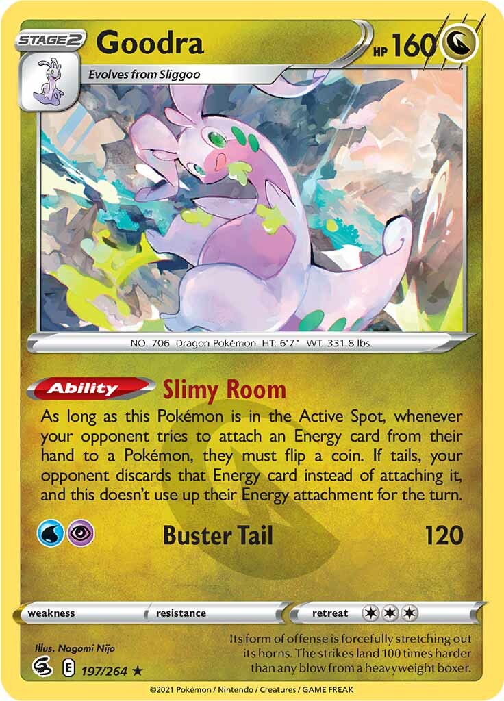 Goodra (197/264) [Sword & Shield: Fusion Strike] | Dumpster Cat Games