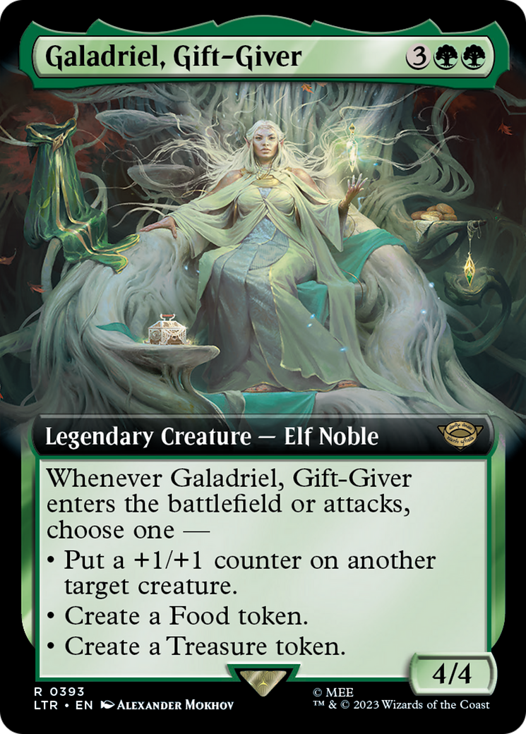 Galadriel, Gift-Giver (Extended Art) [The Lord of the Rings: Tales of Middle-Earth] | Dumpster Cat Games