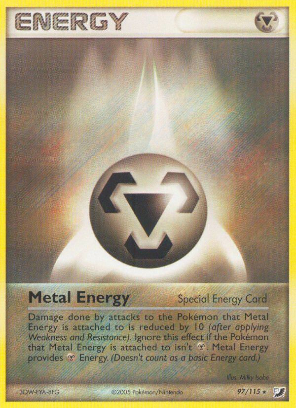 Metal Energy (97/115) [EX: Unseen Forces] | Dumpster Cat Games