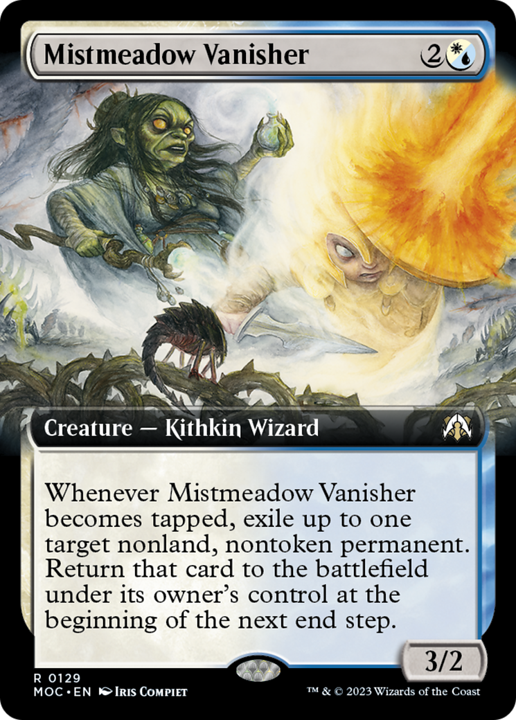 Mistmeadow Vanisher (Extended Art) [March of the Machine Commander] | Dumpster Cat Games