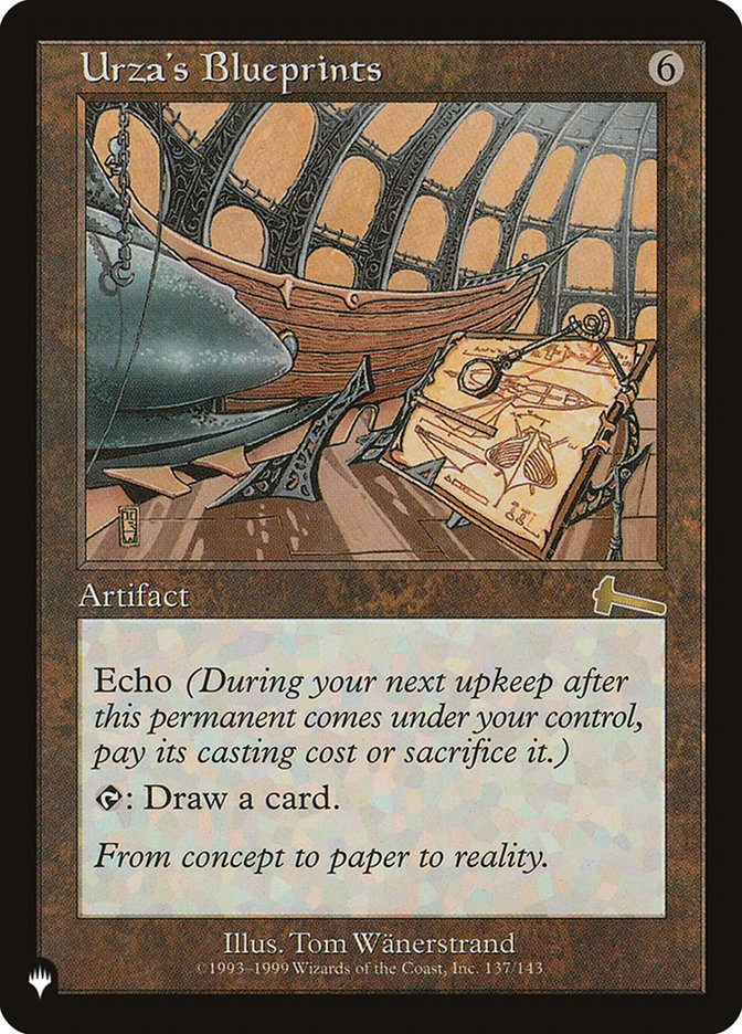 Urza's Blueprints [The List] | Dumpster Cat Games