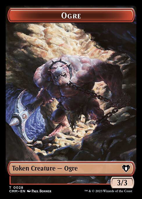 Servo // Ogre Double-Sided Token [Commander Masters Tokens] | Dumpster Cat Games