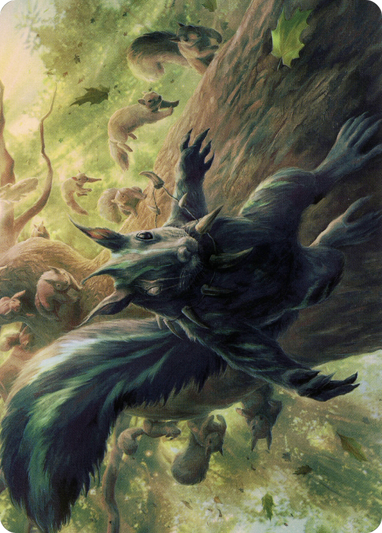 Chatterfang, Squirrel General Art Card (68) [Modern Horizons 2 Art Series] | Dumpster Cat Games