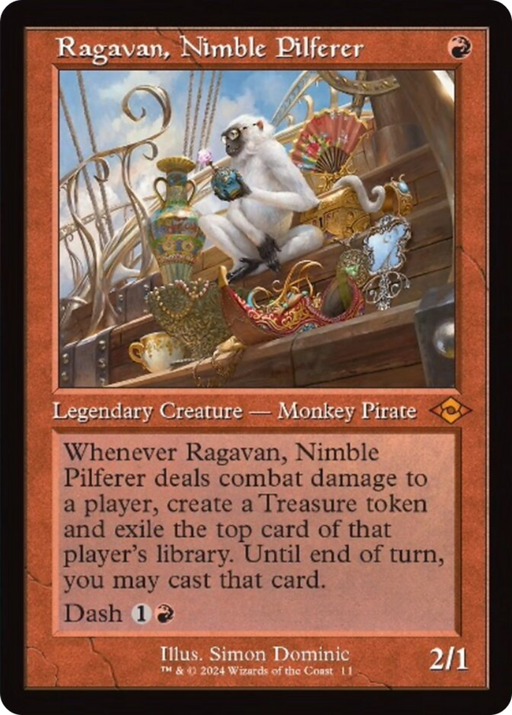 Ragavan, Nimble Pilferer (Retro) [Modern Horizons 2] | Dumpster Cat Games