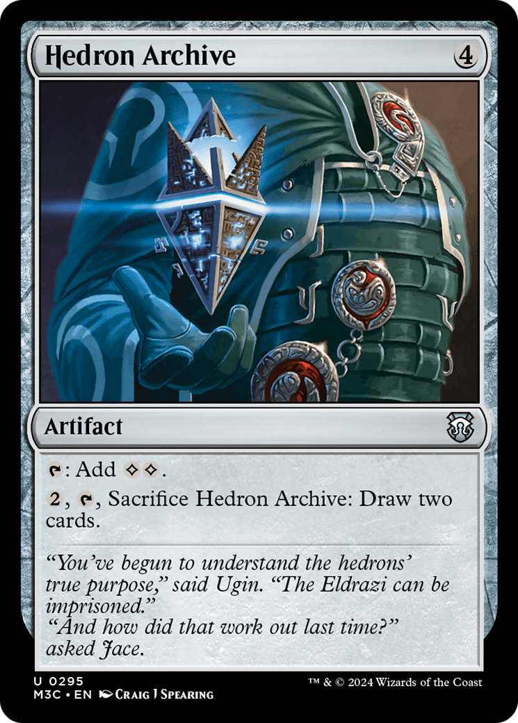 Hedron Archive (Ripple Foil) [Modern Horizons 3 Commander] | Dumpster Cat Games