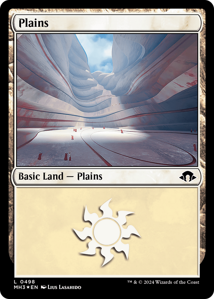 Plains (0498) (Ripple Foil) [Modern Horizons 3] | Dumpster Cat Games