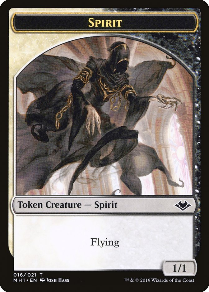 Spider // Spirit Double-Sided Token [Modern Horizons Tokens] | Dumpster Cat Games