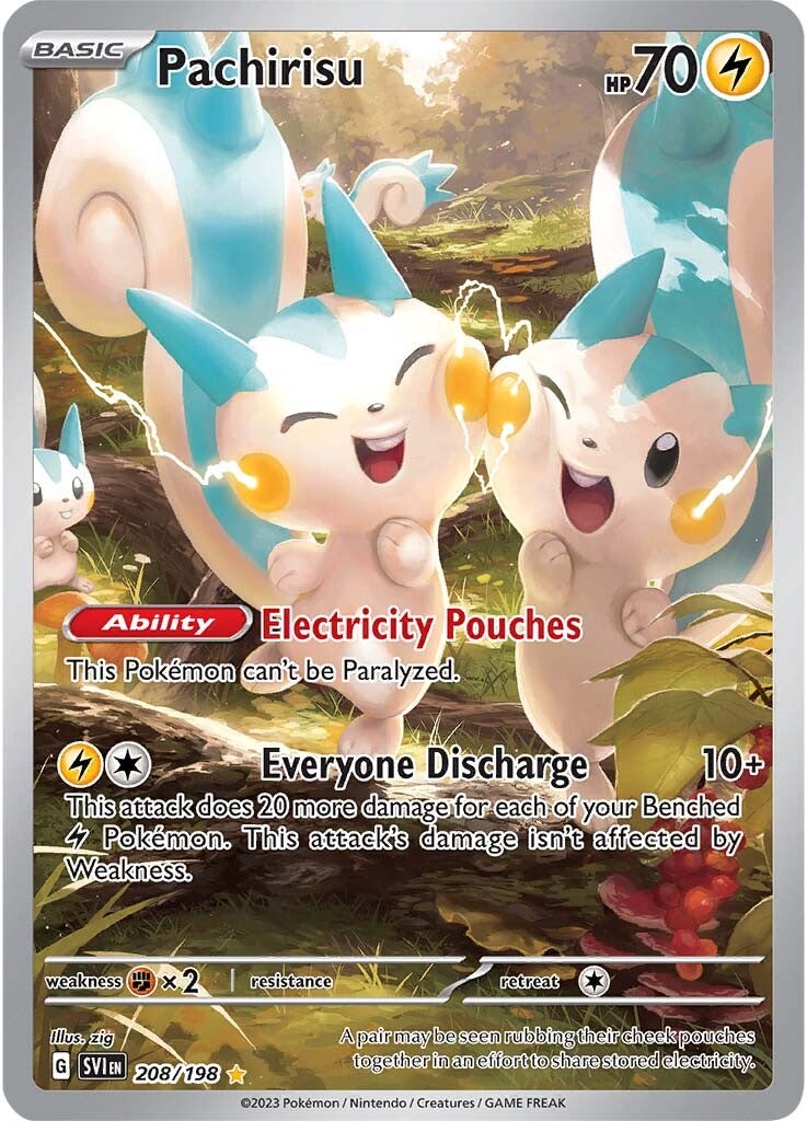 Pachirisu (208/198) [Scarlet & Violet: Base Set] | Dumpster Cat Games