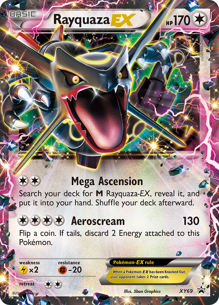 Rayquaza EX (XY69) (Shiny) [XY: Black Star Promos] | Dumpster Cat Games