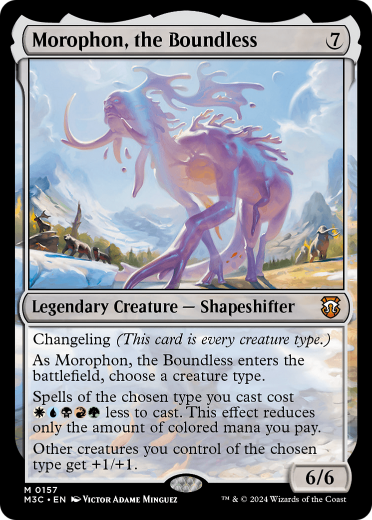 Morophon, the Boundless (Ripple Foil) [Modern Horizons 3 Commander] | Dumpster Cat Games