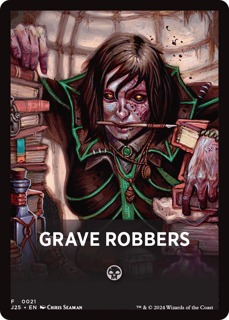 Grave Robbers Theme Card [Foundations Jumpstart Front Cards] | Dumpster Cat Games