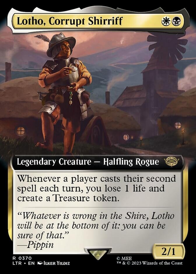 Lotho, Corrupt Shirriff (Extended Art) [The Lord of the Rings: Tales of Middle-Earth] | Dumpster Cat Games