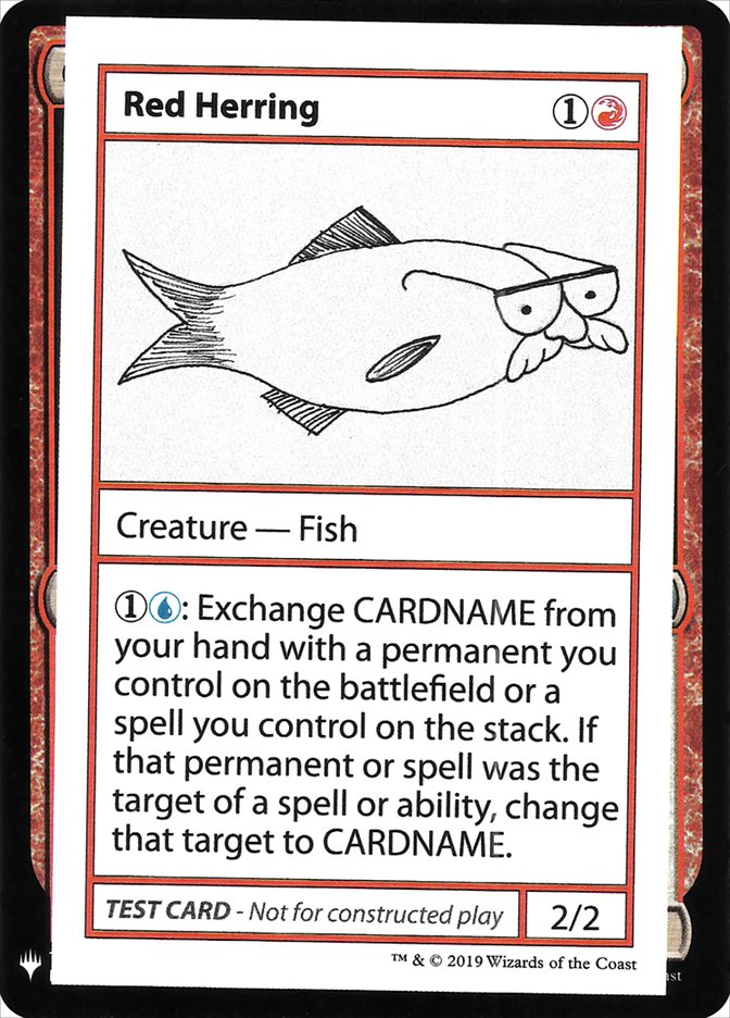 Red Herring [Mystery Booster Playtest Cards] | Dumpster Cat Games