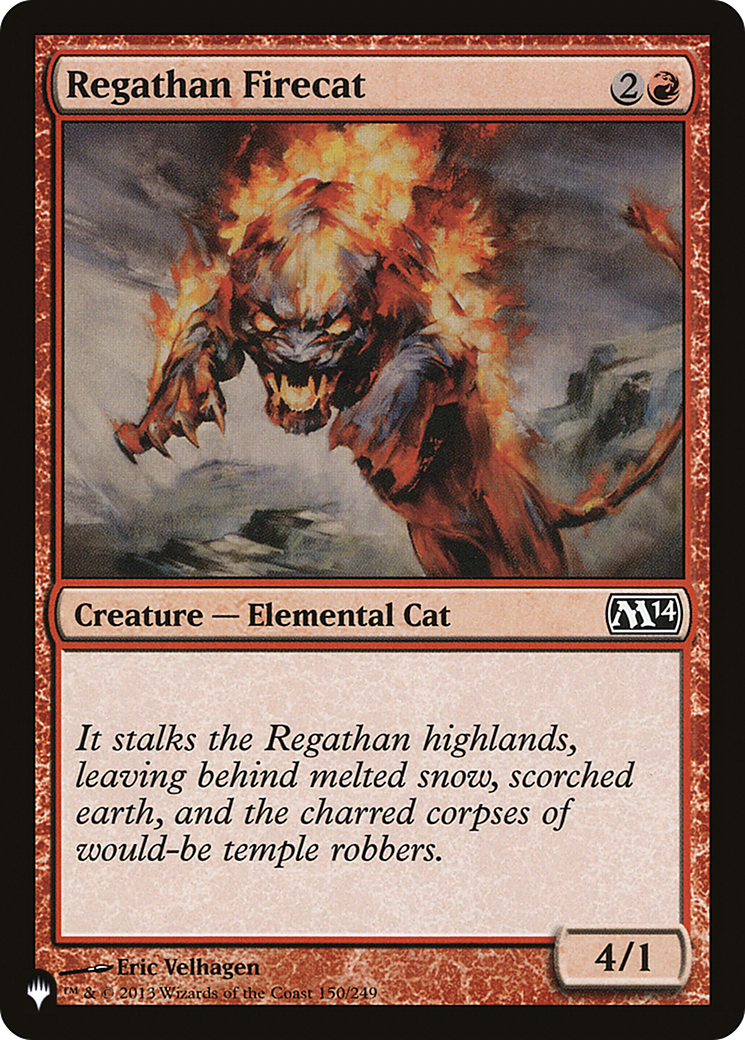 Regathan Firecat [The List] | Dumpster Cat Games