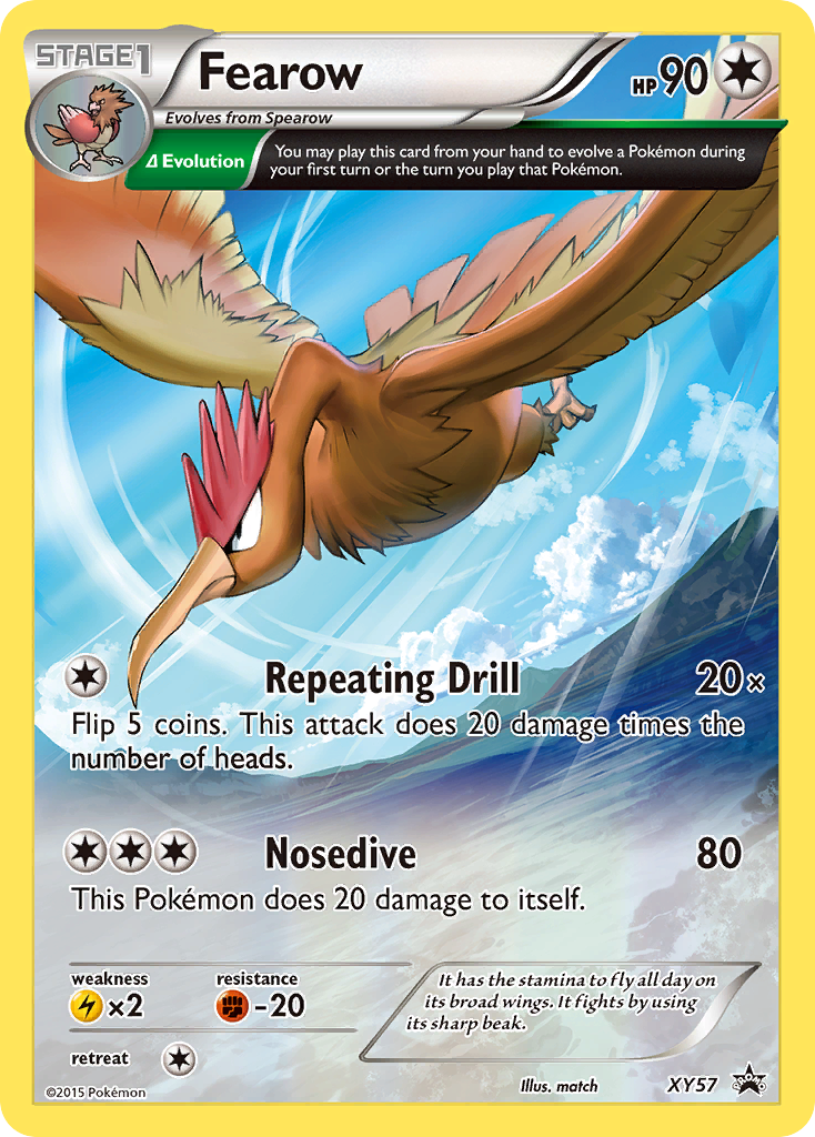 Fearow (XY57) [XY: Black Star Promos] | Dumpster Cat Games