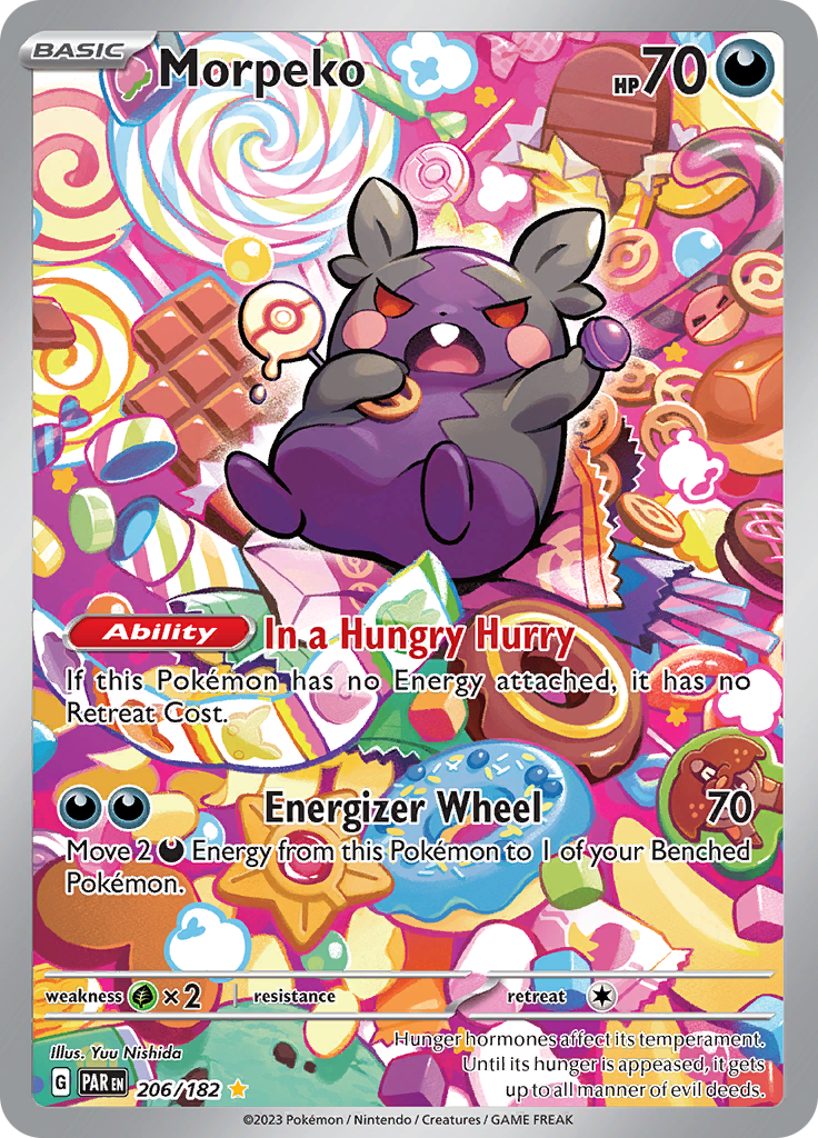 Morpeko (206/182) [Scarlet & Violet: Paradox Rift] | Dumpster Cat Games