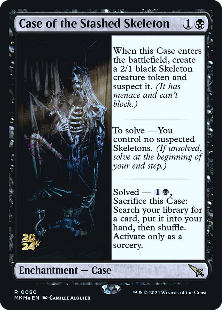 Case of the Stashed Skeleton [Murders at Karlov Manor Prerelease Promos] | Dumpster Cat Games