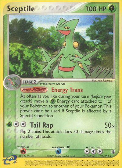 Sceptile (20/109) [EX: Ruby & Sapphire] | Dumpster Cat Games