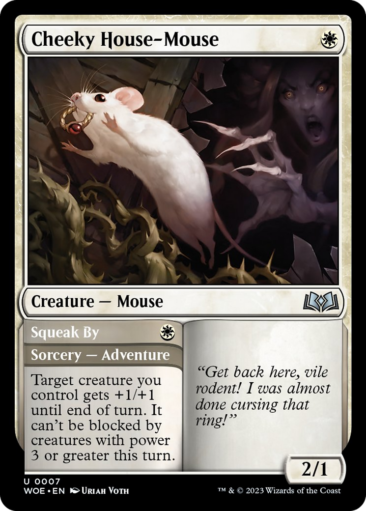 Cheeky House-Mouse [Wilds of Eldraine] | Dumpster Cat Games