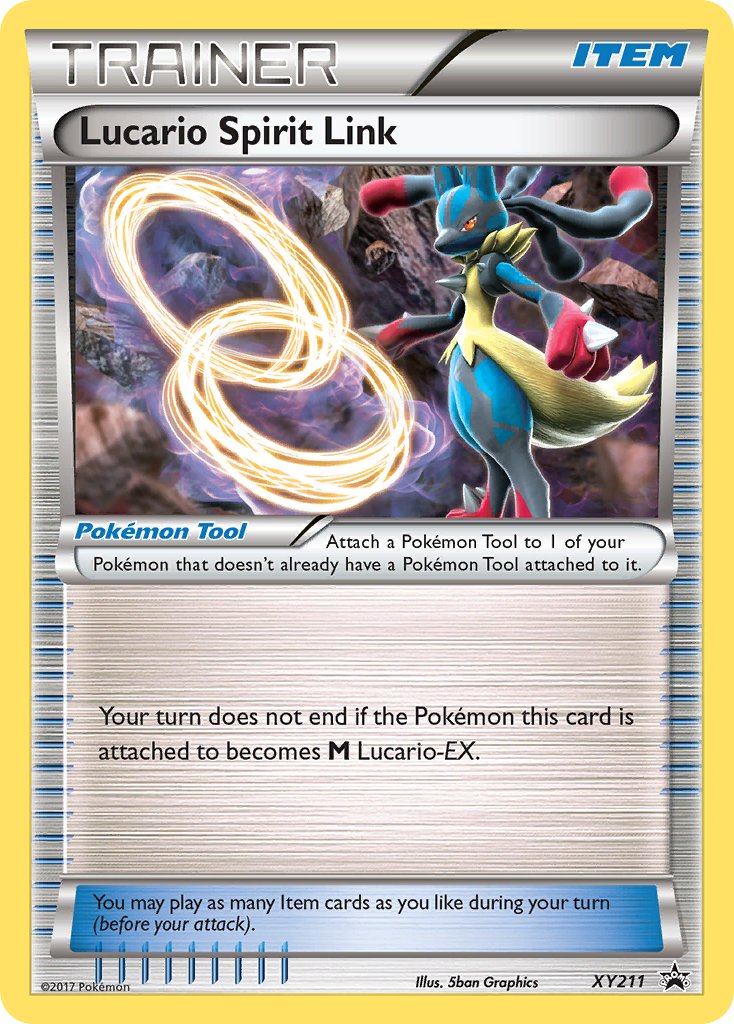 Lucario Spirit Link (XY211) [XY: Black Star Promos] | Dumpster Cat Games