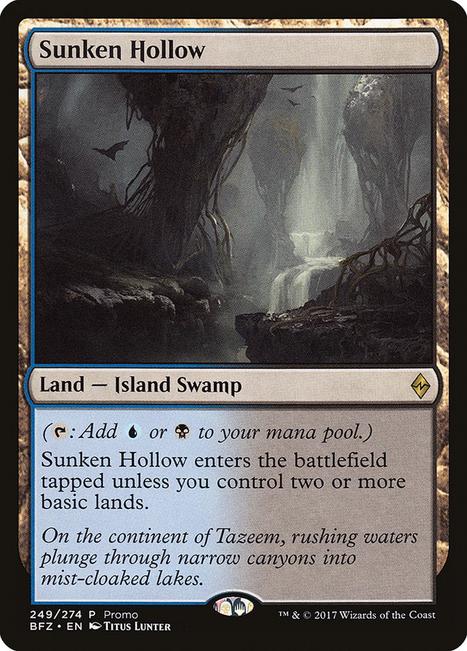 Sunken Hollow (Promo) [Standard Showdown Promos] | Dumpster Cat Games