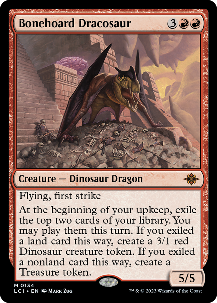 Bonehoard Dracosaur [The Lost Caverns of Ixalan] | Dumpster Cat Games