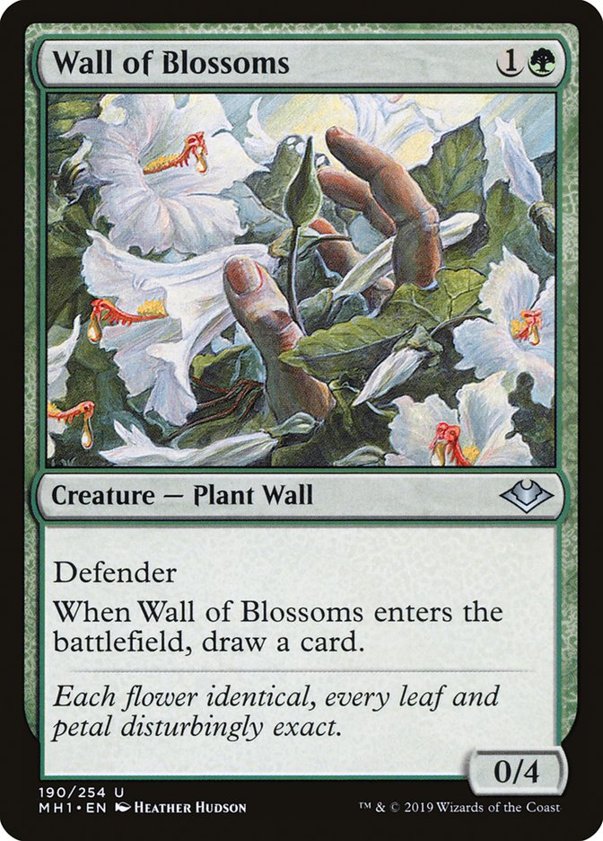 Wall of Blossoms [Modern Horizons] | Dumpster Cat Games