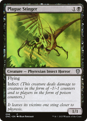 Plague Stinger [Phyrexia: All Will Be One Commander] | Dumpster Cat Games