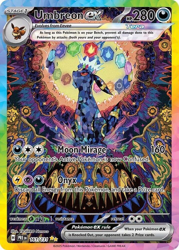 Umbreon ex (161/131) [Scarlet & Violet: Prismatic Evolutions] | Dumpster Cat Games