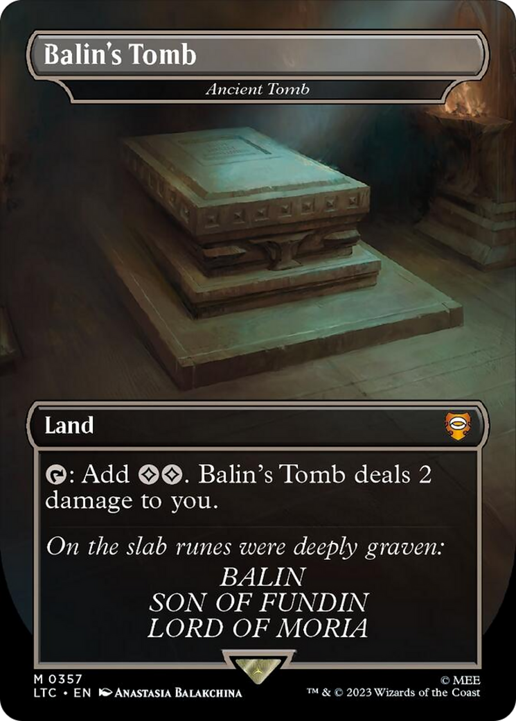 Balin's Tomb - Ancient Tomb [The Lord of the Rings: Tales of Middle-Earth Commander] | Dumpster Cat Games