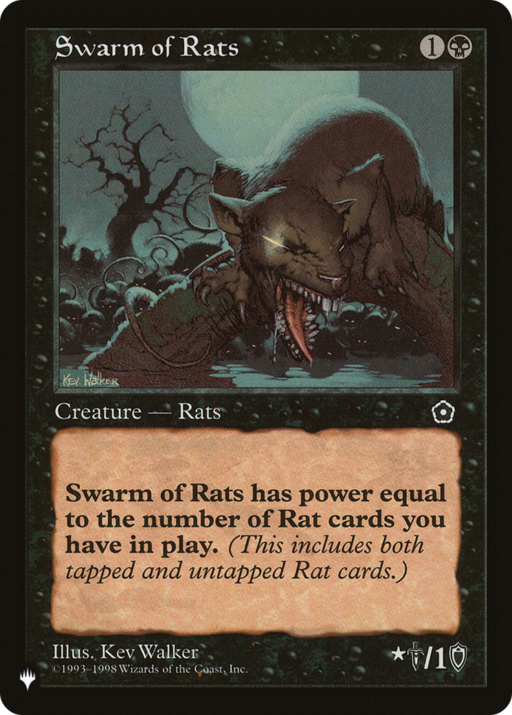 Swarm of Rats [The List Reprints] | Dumpster Cat Games