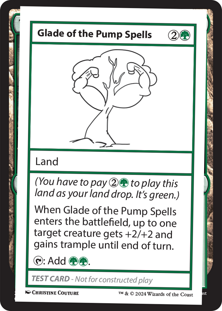 Glade of the Pump Spells [Mystery Booster 2 Playtest Cards] | Dumpster Cat Games