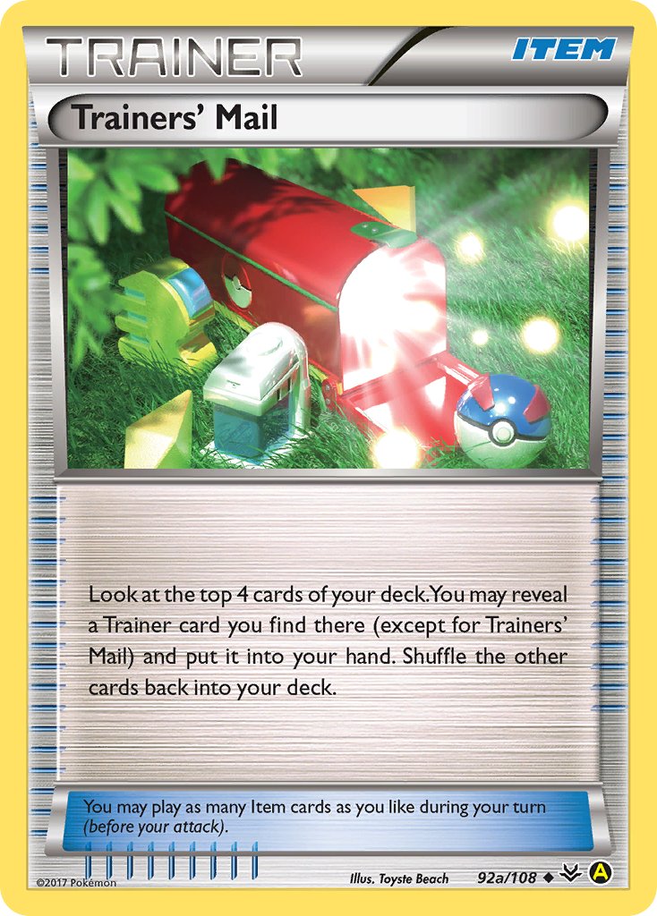 Trainers' Mail (92a/108) [Alternate Art Promos] | Dumpster Cat Games