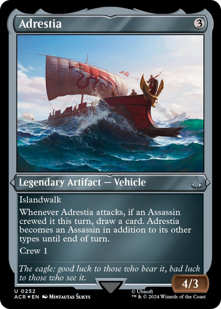 Adrestia (Foil Etched) [Assassin's Creed] | Dumpster Cat Games
