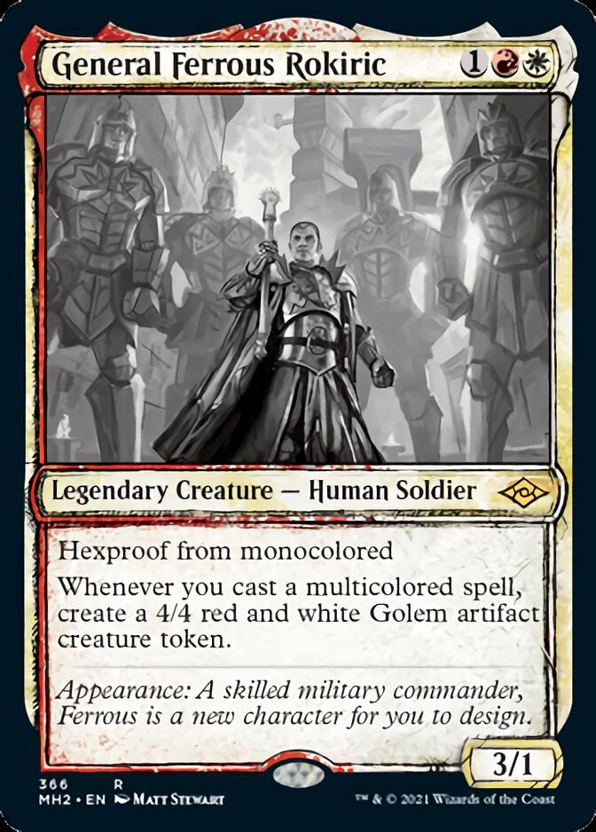 General Ferrous Rokiric (Sketch) [Modern Horizons 2] | Dumpster Cat Games