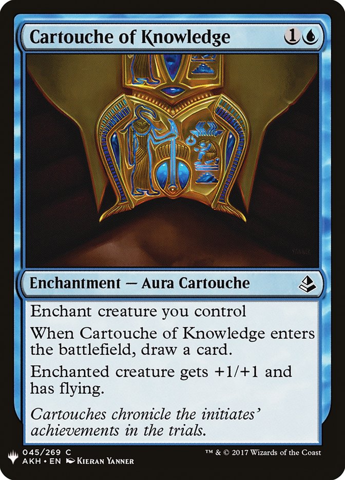 Cartouche of Knowledge [Mystery Booster] | Dumpster Cat Games