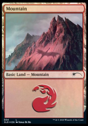 Mountain (Dragons) (564) [Secret Lair Drop Promos] | Dumpster Cat Games