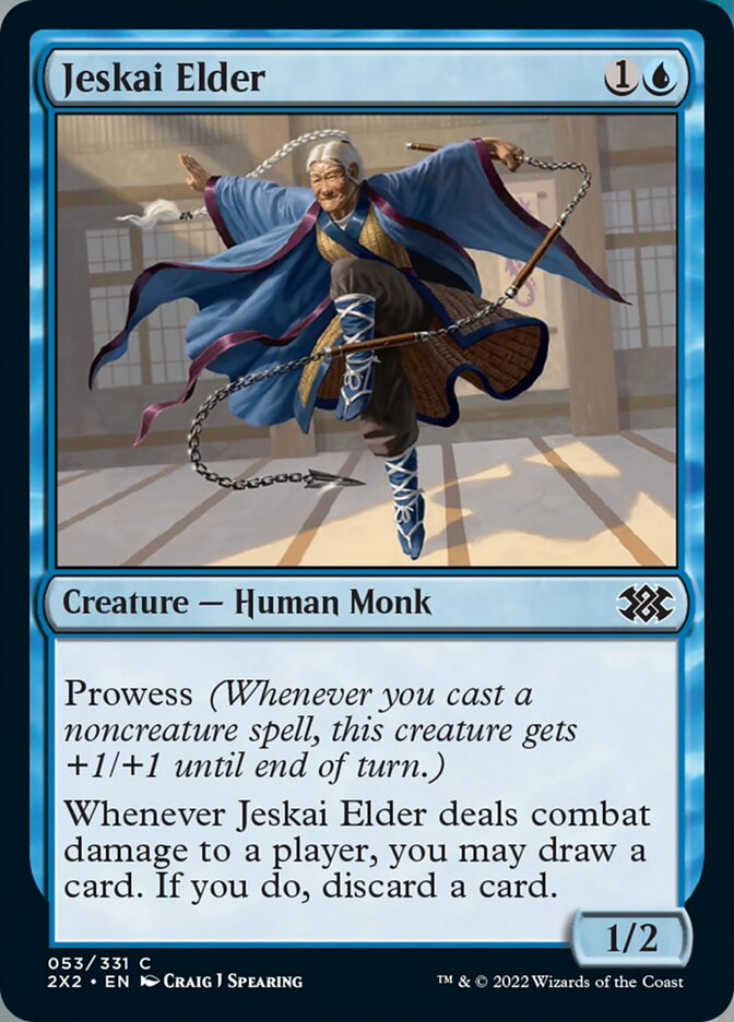 Jeskai Elder [Double Masters 2022] | Dumpster Cat Games