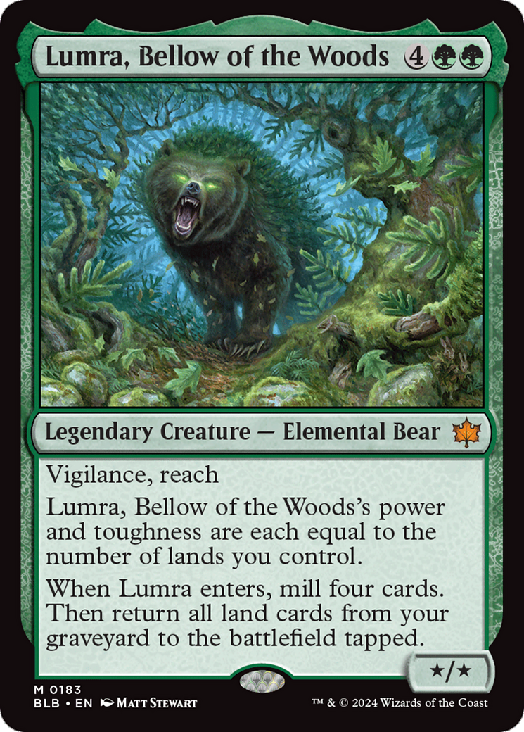 Lumra, Bellow of the Woods [Bloomburrow] | Dumpster Cat Games