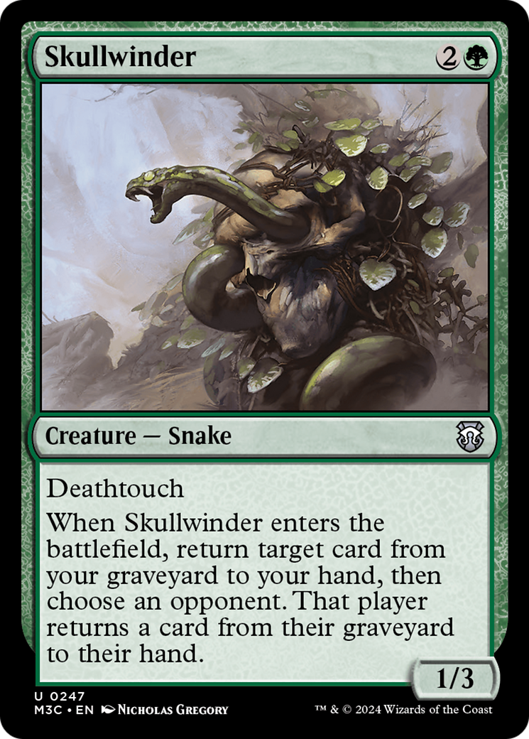 Skullwinder (Ripple Foil) [Modern Horizons 3 Commander] | Dumpster Cat Games