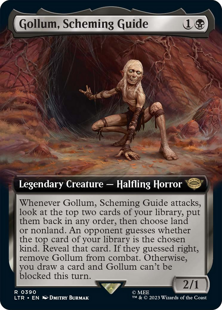 Gollum, Scheming Guide (Extended Art) [The Lord of the Rings: Tales of Middle-Earth] | Dumpster Cat Games