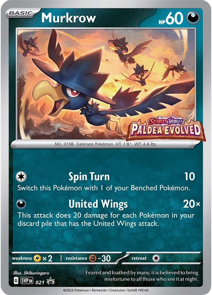 Murkrow (021) [Scarlet & Violet: Black Star Promos] | Dumpster Cat Games