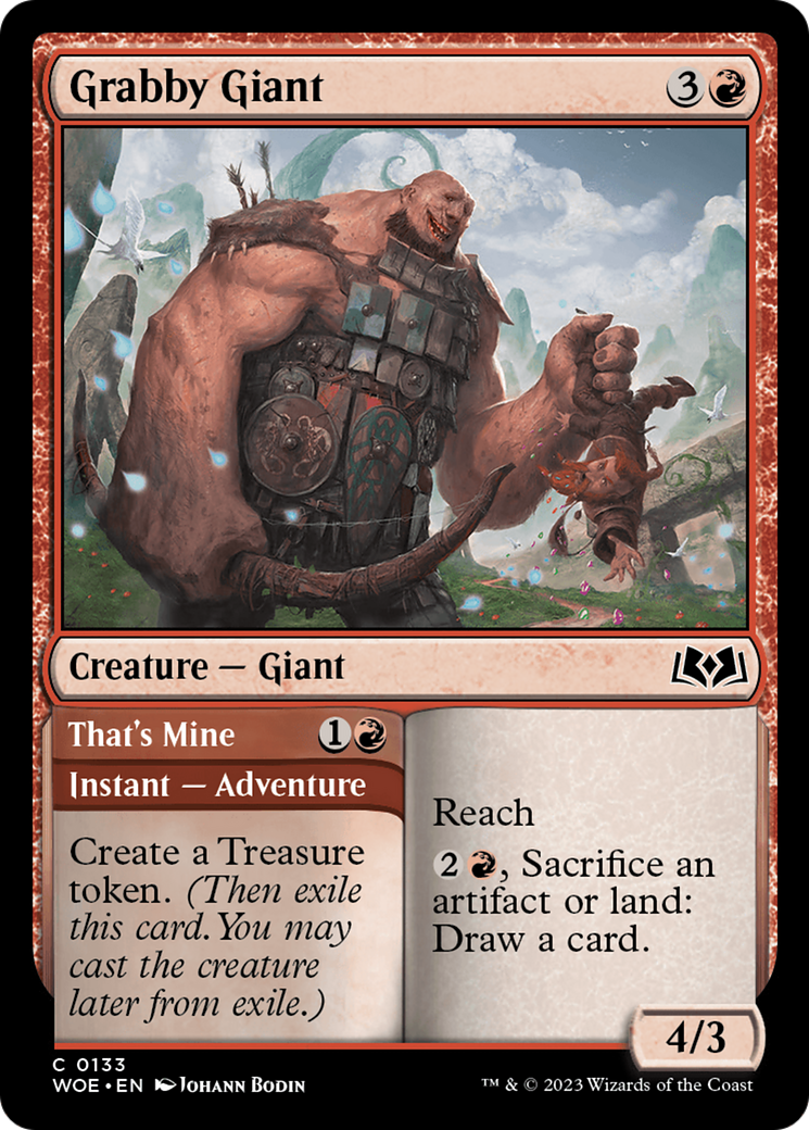 Grabby Giant // That's Mine [Wilds of Eldraine] | Dumpster Cat Games