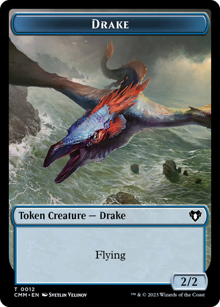 Eldrazi Scion // Drake Double-Sided Token [Commander Masters Tokens] | Dumpster Cat Games